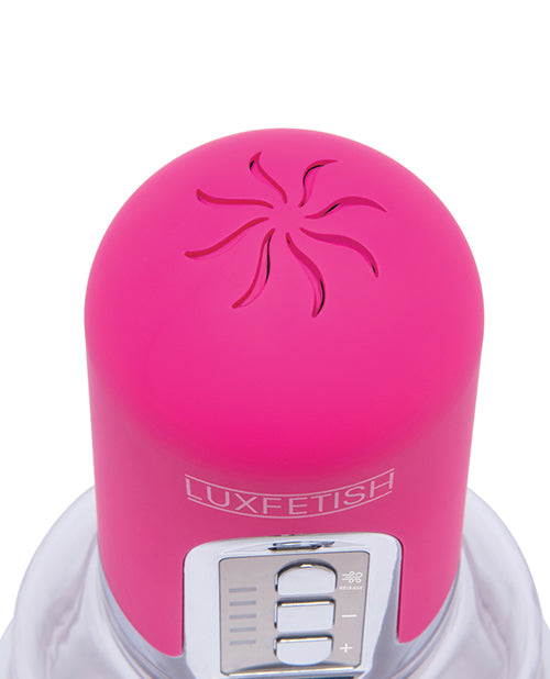 image of product,Lux Fetish Pussy Pump w/Clit Clamp