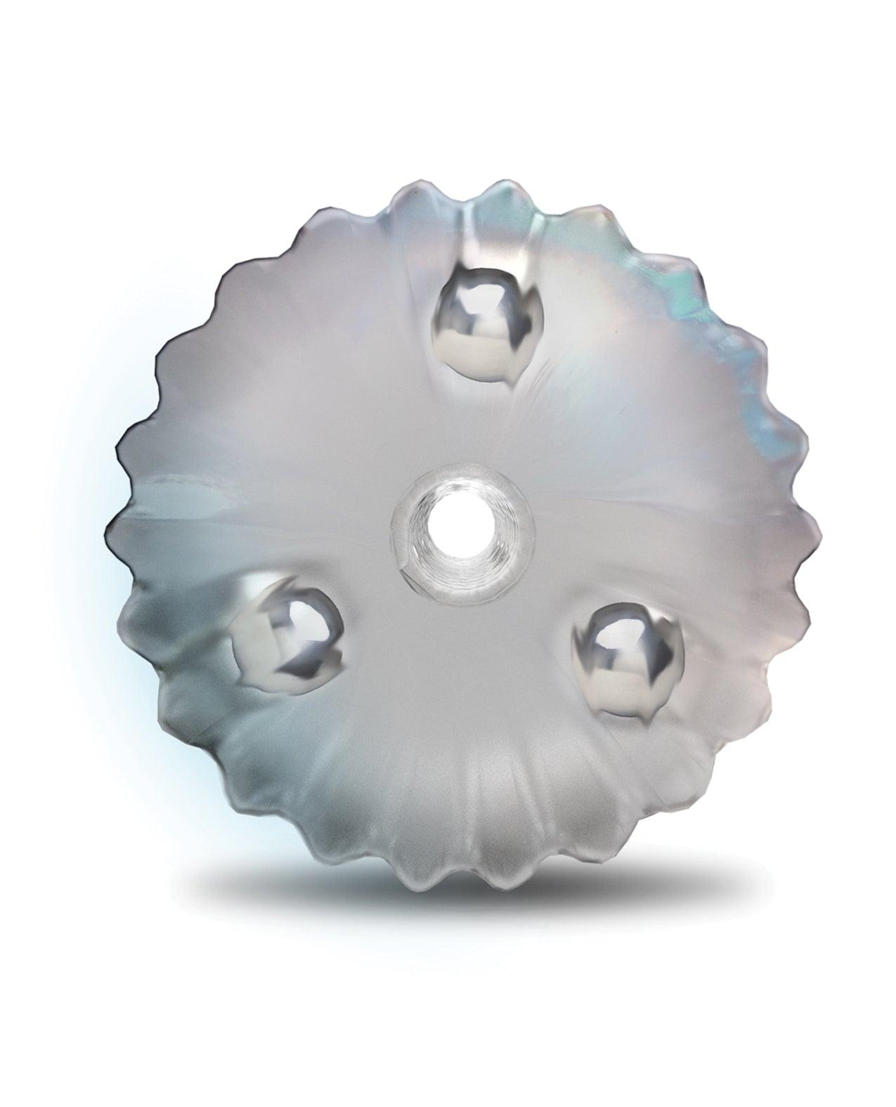 image of product,MSTR B8 Balls to the Wall Clear-View Beaded Stroker - Clear