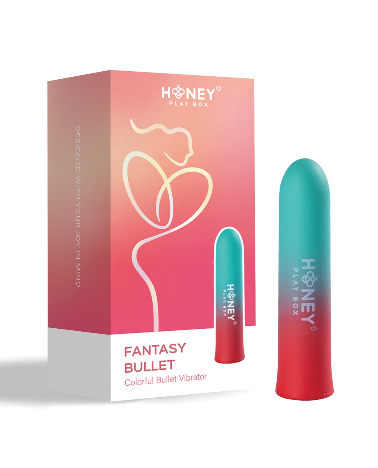 image of product,Fantasy Color Gradient Bullet Vibrator - Sky Blue