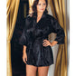 Satin 3/4 Sleeve Robe W/matching Sash