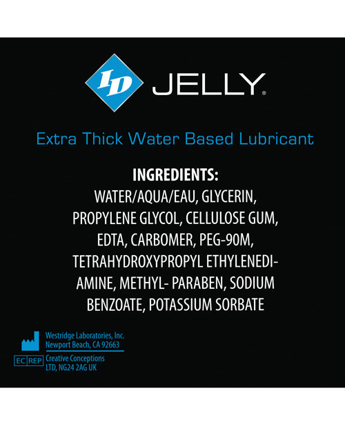 image of product,ID Jelly Lubricant Travel Tube - 2 oz