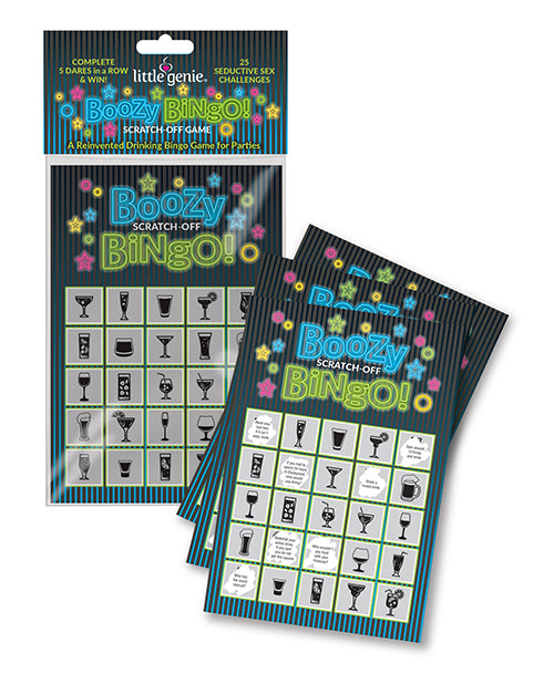 product image, Boozy Bingo Scratch-Off Game