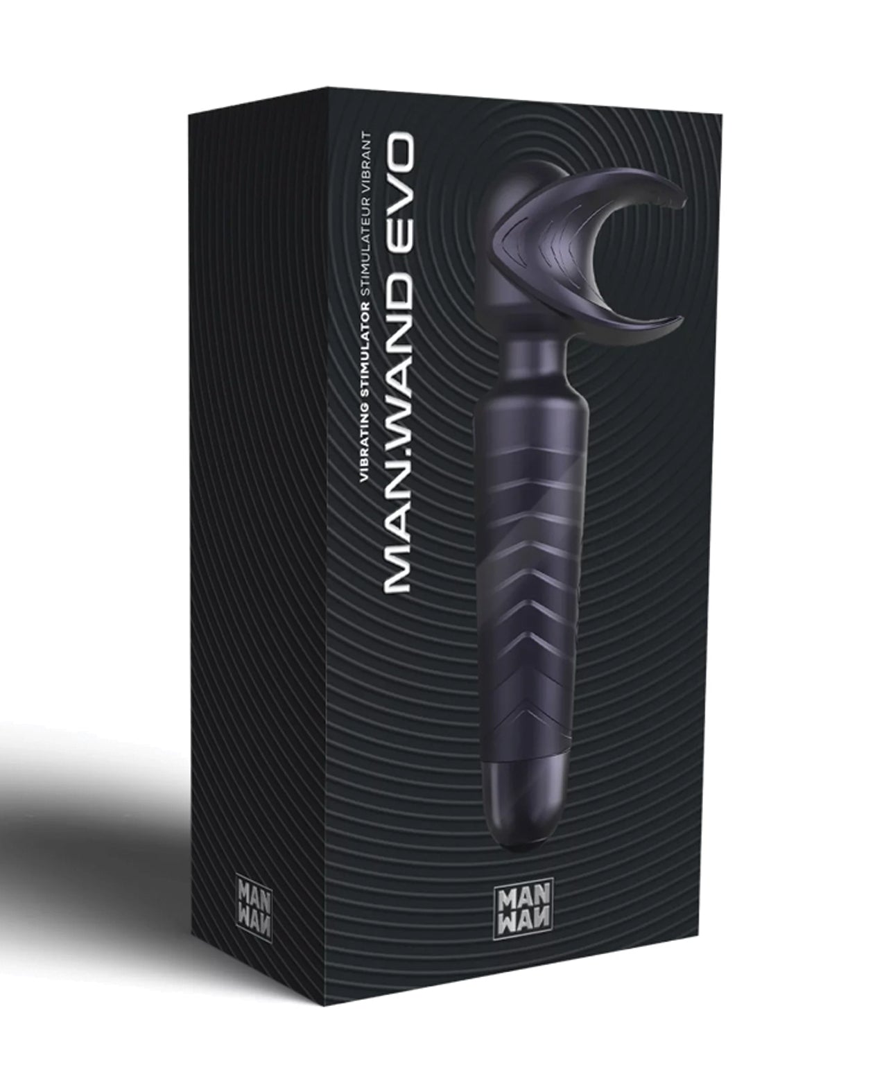 image of product,Manwan EVO Original Handle Wand - Black Plum