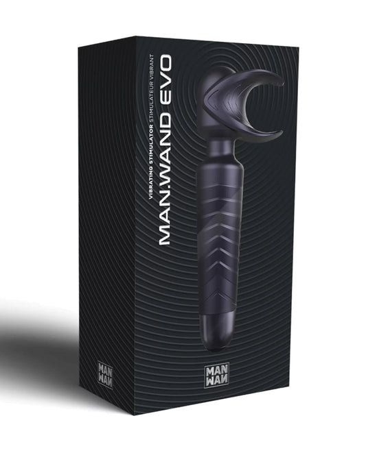 product image,Manwan EVO Original Handle Wand - Black Plum