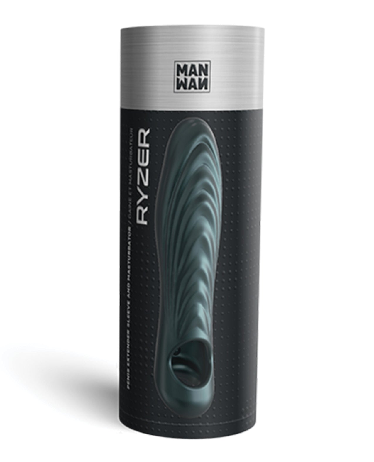 image of product,Manwan RYZER Penis Sleeve - Pine Gray