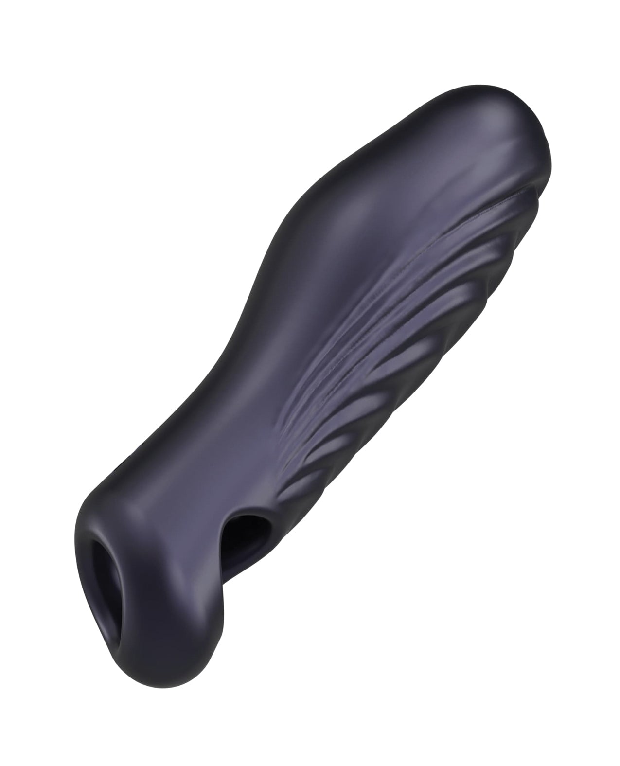 product image, Manwan RYZER Penis Sleeve - Black Plum