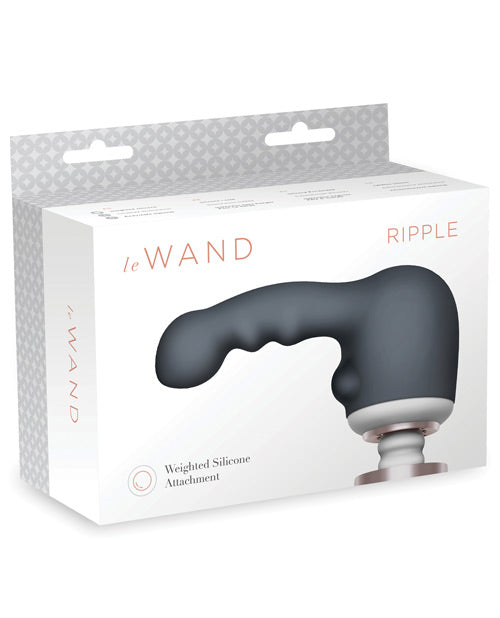 product image, Le Wand Ripple Weighted Silicone Attachment