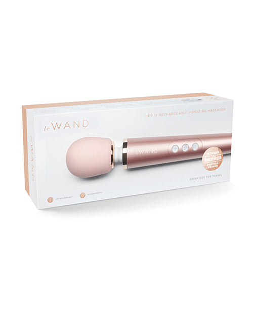 product image, Le Wand Petite Rechargeable Vibrating Massager - Rose Gold