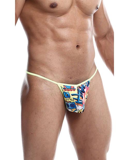 product image, Male Basics Sinful Hipster Music T Thong G-string Print