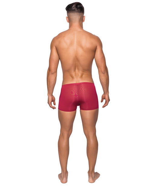 image of product,Seamless Sleek Short W/sheer Pouch