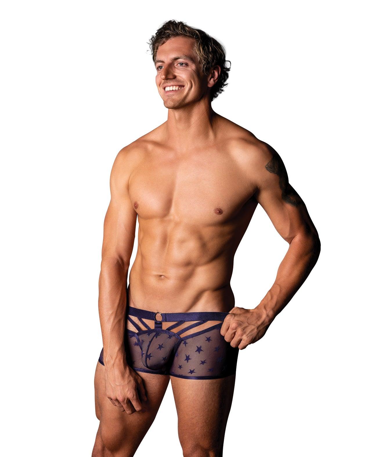 product image, Love Star Short w/Ring - Purple