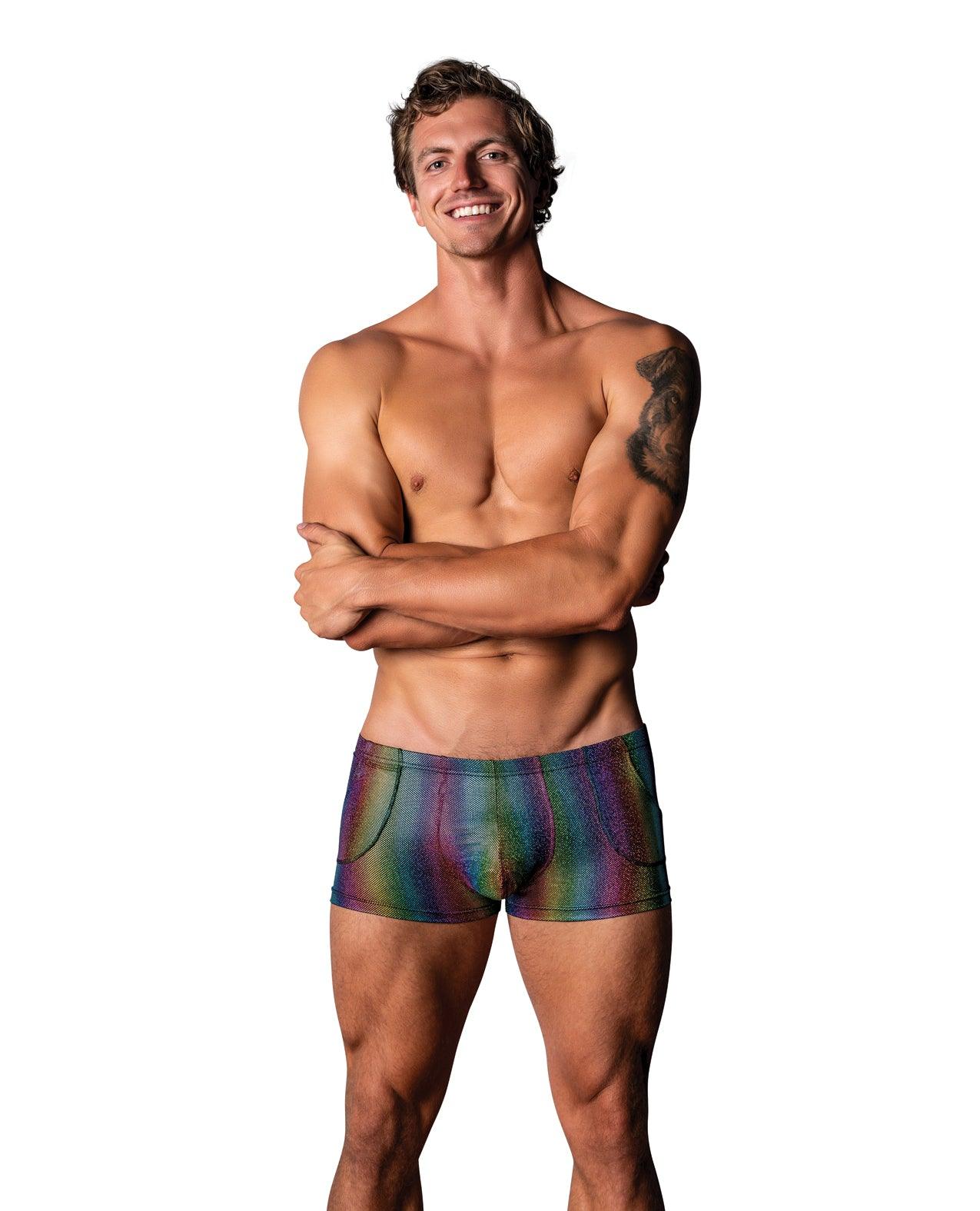 product image, Pack & Play Pocket Short - Rainbow