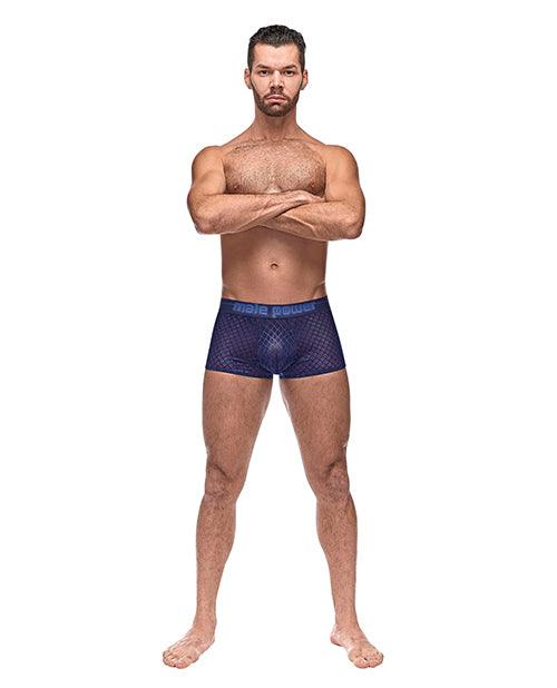 product image, Diamond Mesh Mini Short Blue