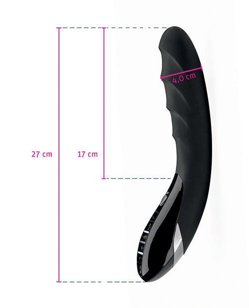 image of product,Mystim Sizzling Simon eStim Vibrator Black Edition - Black