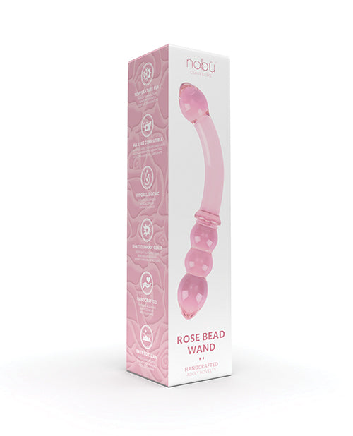 image of product,Nobu Rose Bead Wand - Pink