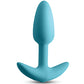 Techno Trance App Controlled Vibrating Anal Plug w/Remote - Blue