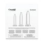 Crystal Anal Trainer Kit - Clear  3 pc Set