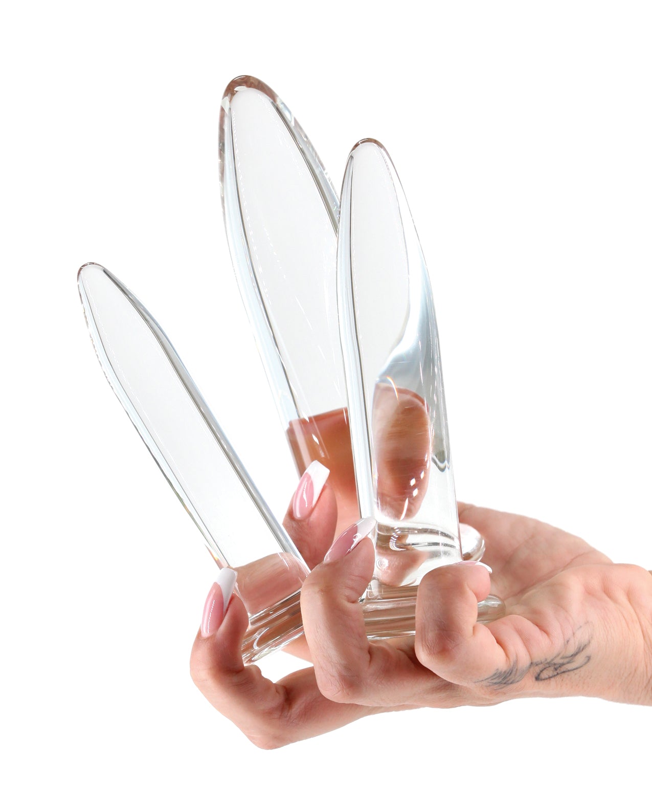 image of product,Crystal Anal Trainer Kit - Clear  3 pc Set