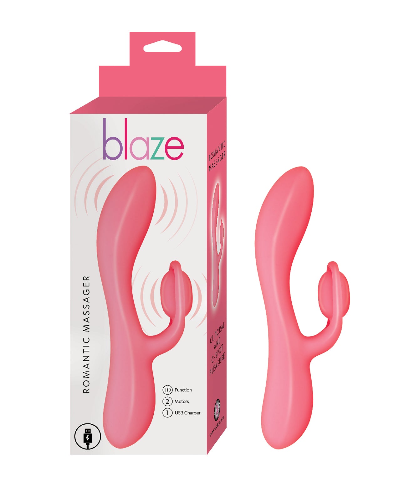 product image, Blaze Romantic Massager - Red