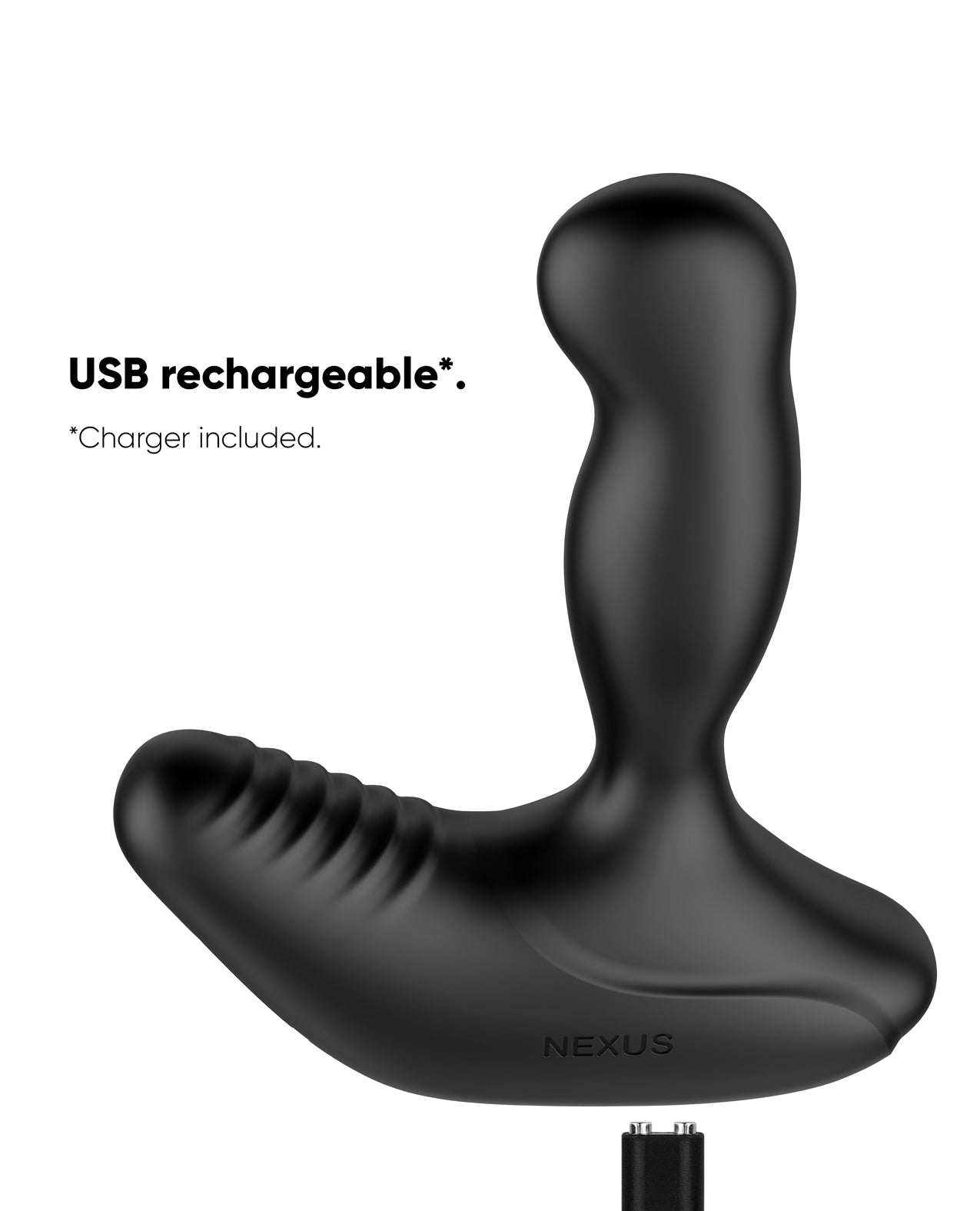 image of product,Nexus Revo Stealth App Enabled Rotating & Vibrating Prostate Massager - Black