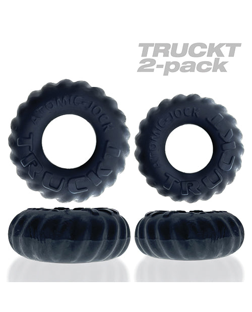 image of product,Oxballs TruckT Cock & Ball Ring Special Edition - Night Pack of 2