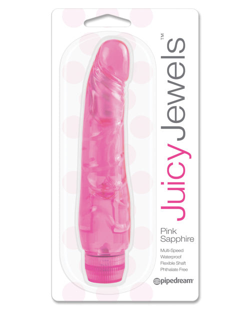 product image, Juicy Jewels Pink Sapphire Vibrator - Dark Pink