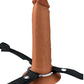 Fantasy X-Tensions Elite 7" Silicone Hollow Strap-on - Brown