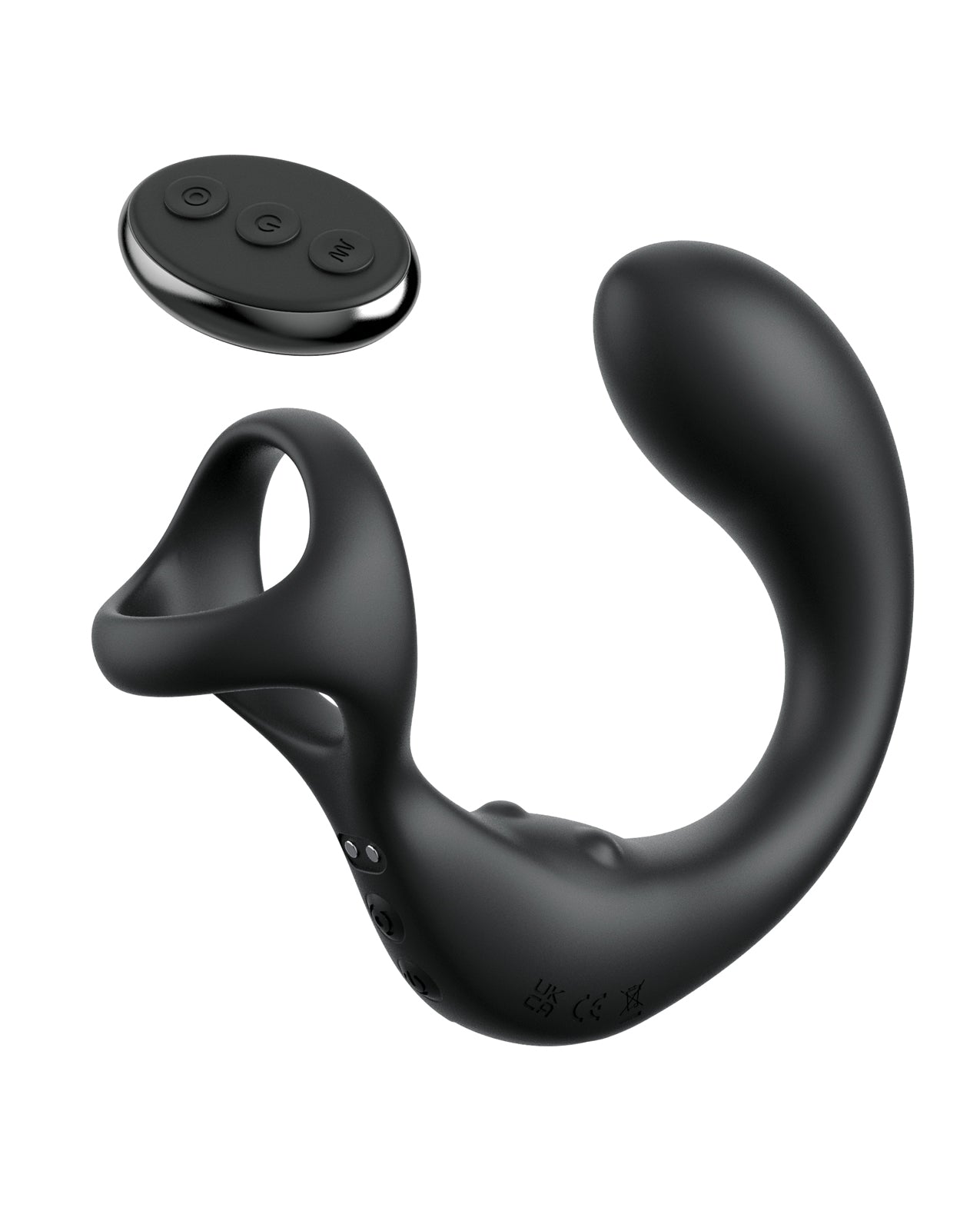 image of product,Anal Fantasy Elite Ass-Gasm Taint-Alizer P-Spot Vibrator - Black