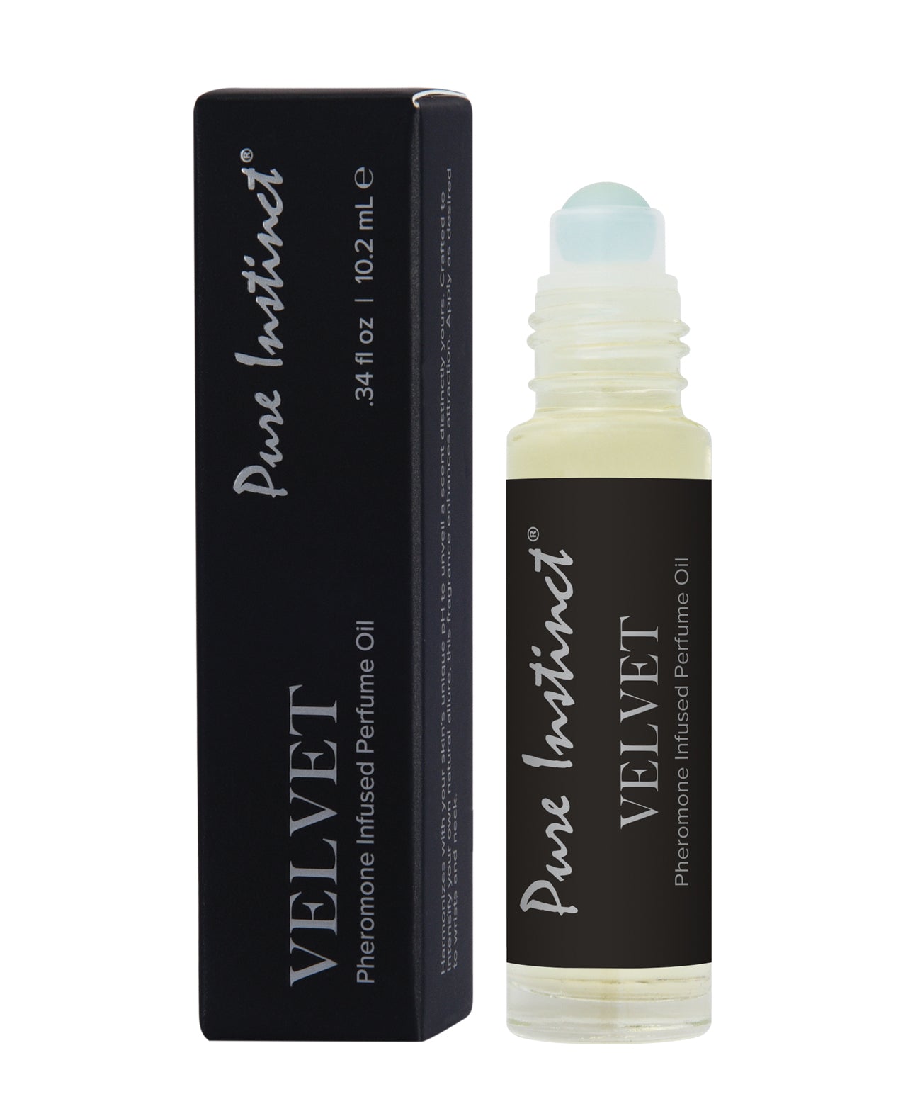 image of product,Pure Instinct Pheromone Perfume Oil Roll On Velvet - 10.2 ml