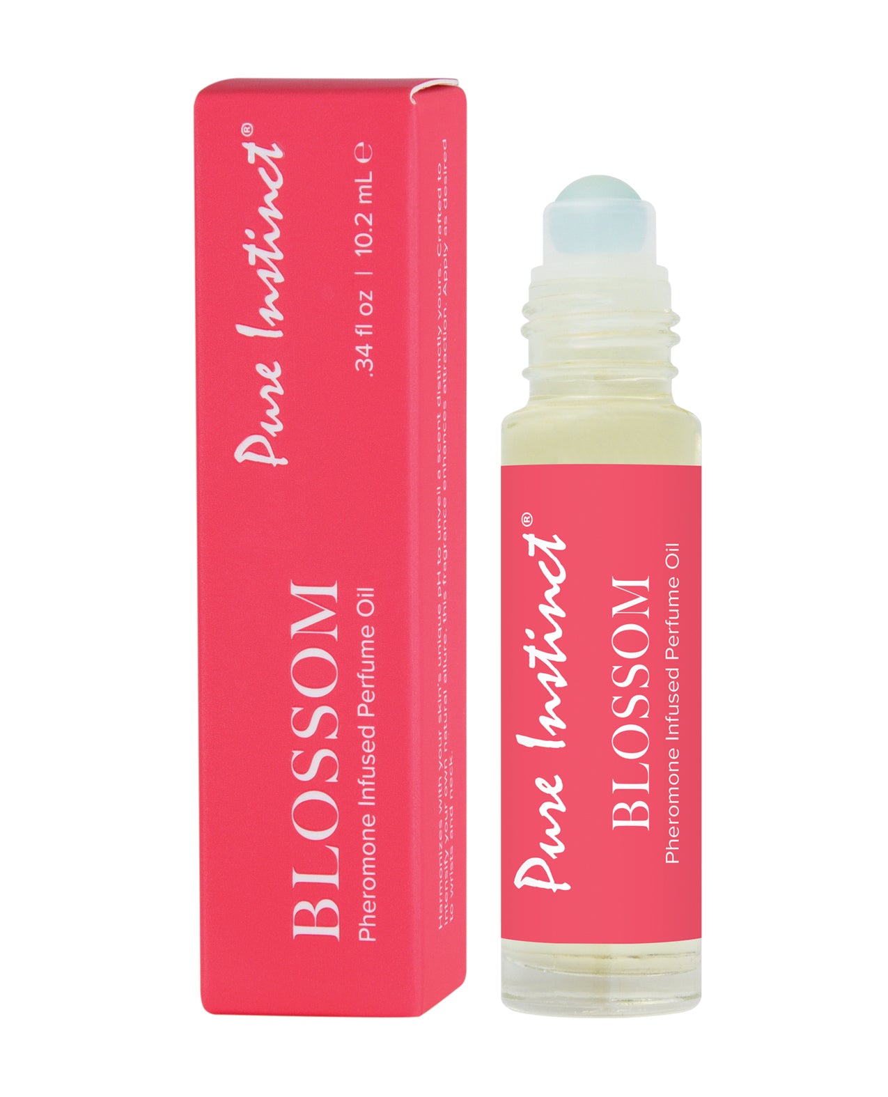 image of product,Pure Instinct Pheromone Perfume Oil Roll On Blossom - 10.2 ml