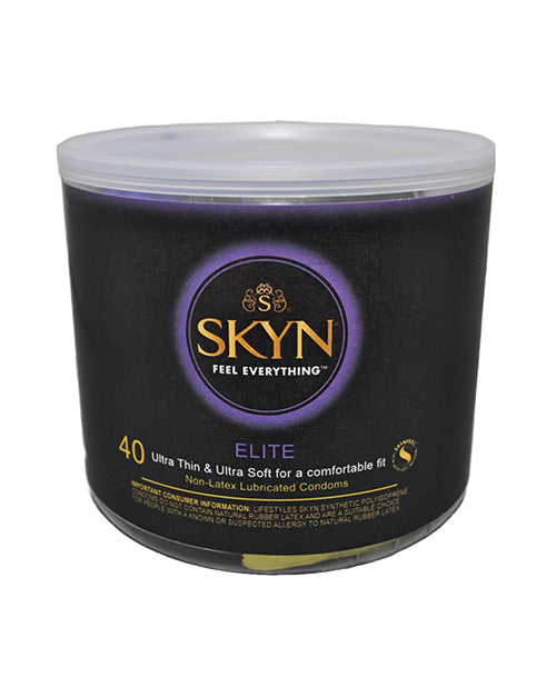 product image, Lifestyles SKYN Elite Ultra Thin Condoms - Bowl of 40