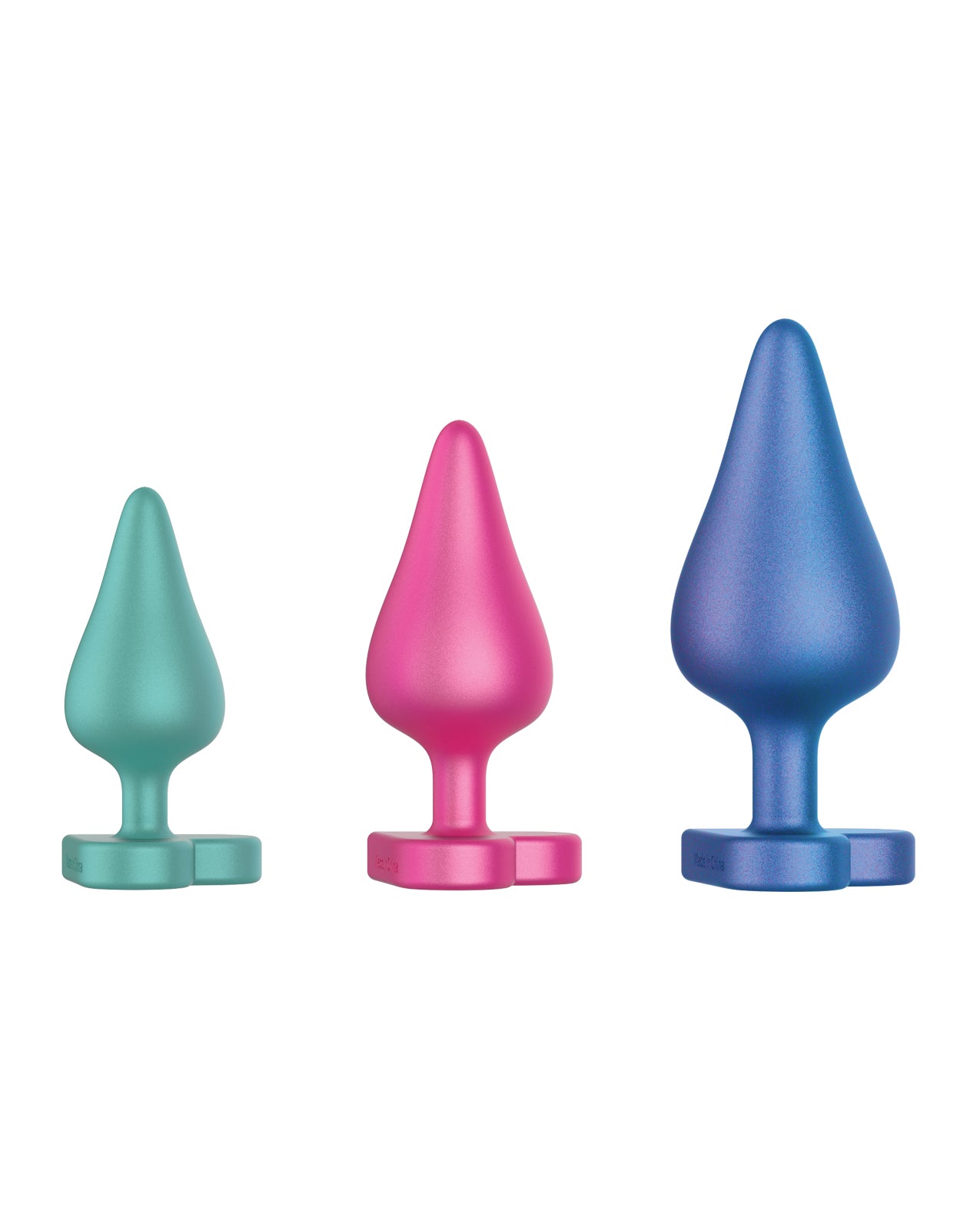 image of product,ROMP Luster Butt Plug Kit - Multi Color