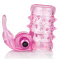 Basic Essentials Stretchy Vibrating Bunny Enhancer - Pink