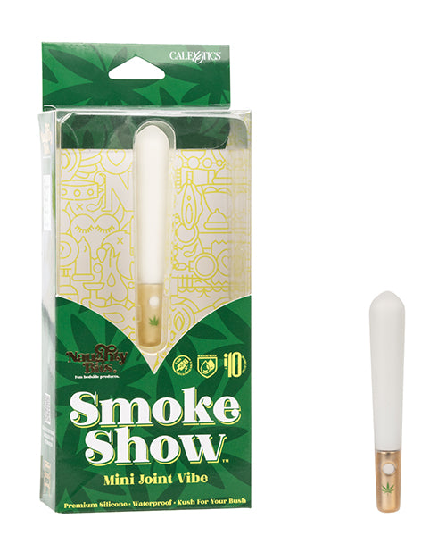 product image, Naughty Bits Smoke Show Mini Joint Vibe - White