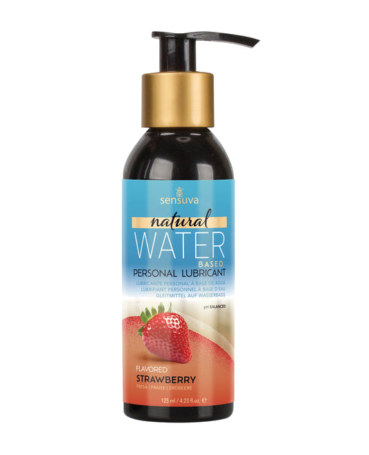 product image,Sensuva Natural Based Personal Moisturizer - 4.23 oz Strawberry