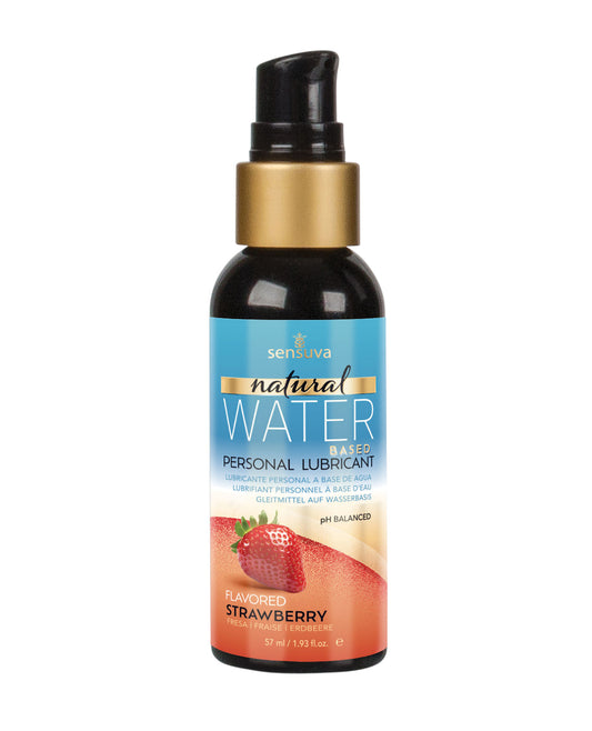 product image,Sensuva Natural Water Based Personal Moisturizer - 1.93 oz Strawberry