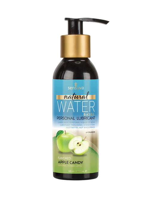 product image,Sensuva Natural Water Based Personal Moisturizer - 4.23 oz Apple Candy