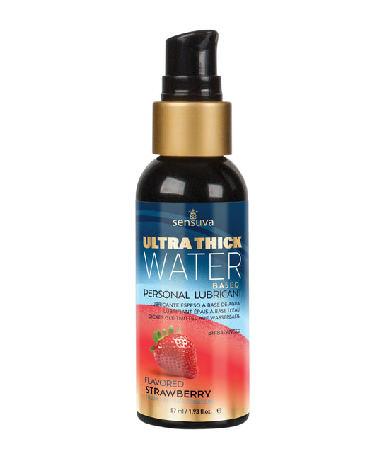 product image,Sensuva Ultra Thick Water Based Personal Moisturizer - 1.93 oz Strawberry