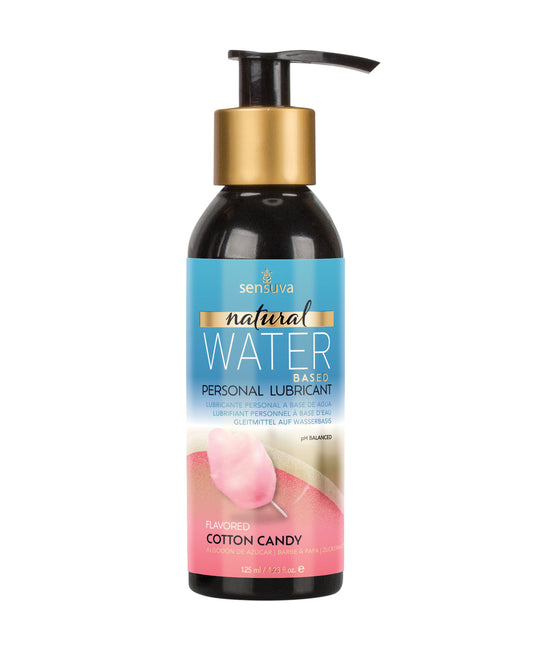 product image,Sensuva Natural Water Based Personal Moisturizer - 4.23 oz Cotton Candy