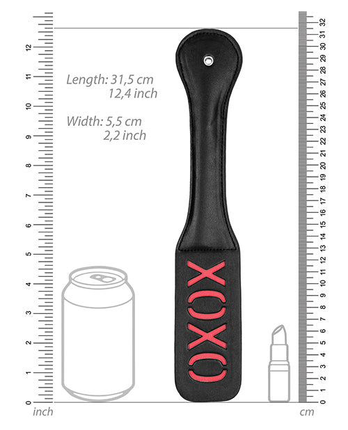 product image,Shots Ouch XOXO Paddle - Black