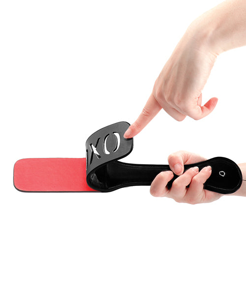 image of product,Shots Ouch XOXO Paddle - Black