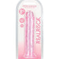 Shots Realrock Crystal Clear Straight Dildo W/suction Cup