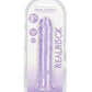 Shots Realrock Crystal Clear Straight Dildo W/suction Cup