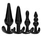 Shots Sono No. 8 Butt Plug - Black Set of 4