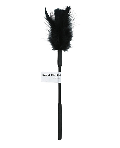 product image,Sex & Mischief Feather Slapper - Red/Black Feathers