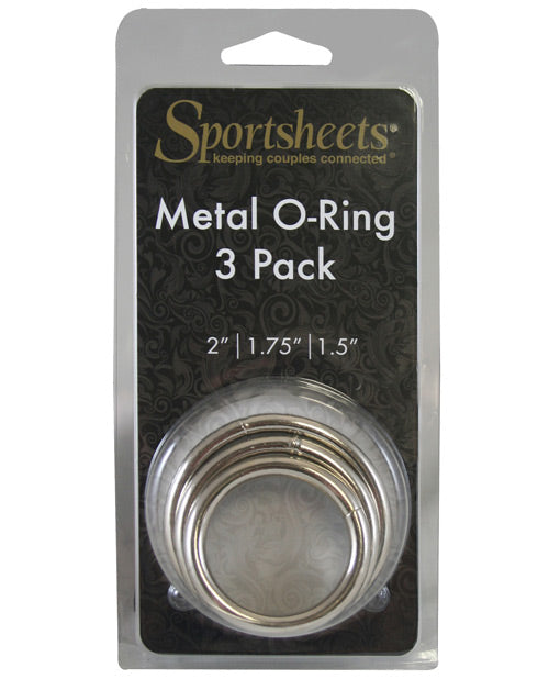 product image, Sportsheets Metal O Ring - Pack of 3