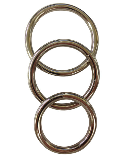 image of product,Sportsheets Metal O Ring - Pack of 3