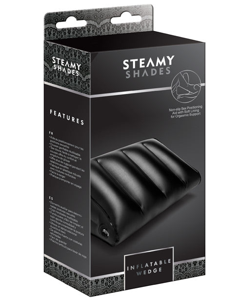 product image, Steamy Shades Inflatable Wedge - Black