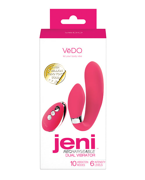 image of product,VeDO Jeni C-Shaped Dual Motor Vibe w/Remote