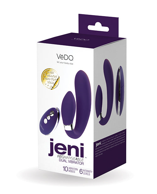 image of product,VeDO Jeni C-Shaped Dual Motor Vibe w/Remote